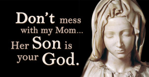 Don't Mess with My Mom Vinyl Bumper Sticker Don't Mess with My Mom Vinyl Bumper Sticker