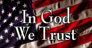 In God We Trust Vinyl Bumper Sticker In God We Trust Vinyl Bumper Sticker