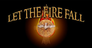 Let the Fire Fall (black) Vinyl Bumper Sticker Let the Fire Fall (black) Vinyl Bumper Sticker