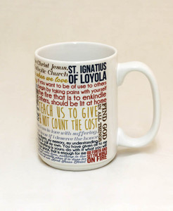 Saint Ignatius of Loyola Quote Mug Saint Ignatius of Loyola Quote Mug