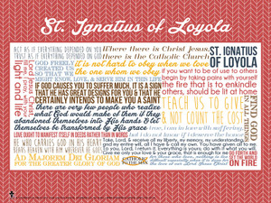 Saint Ignatius of Loyola Quote Poster Saint Ignatius of Loyola Quote Poster