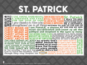 Saint Patrick Quote Poster Saint Patrick Quote Poster