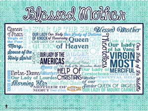 Titles of Mary Quote Poster Titles of Mary Quote Poster