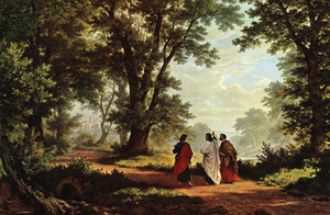 Road to Emmaus print in assorted frames Road to Emmaus print in assorted frames