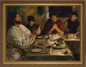 Institution of the Eucharist by Jason Jenicke - Gold Framed Art Institution of the Eucharist by Jason Jenicke - Gold Framed Art