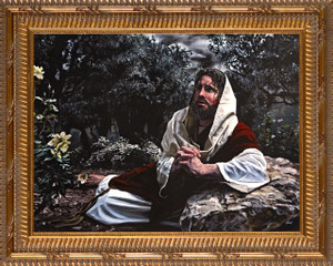 Agony in the Garden by Jason Jenicke - Gold Framed Art Agony in the Garden by Jason Jenicke - Gold Framed Art