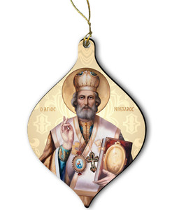 St. Nicholas Wood Ornament St. Nicholas Wood Ornament
