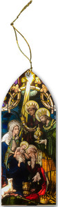Wise Men Stained Glass Wood Ornament Wise Men Stained Glass Wood Ornament