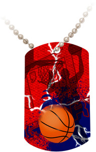 "Doing It All" Basketball Dog Tag
