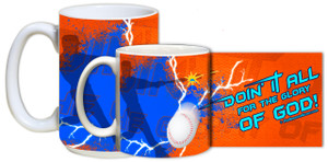 "Doing It All" Baseball Mug "Doing It All" Baseball Mug