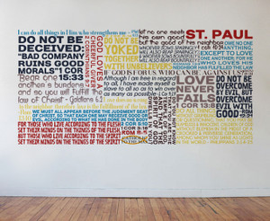 Saint Paul Quote Wall Decal