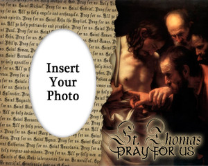 St. Thomas the Apostle Photo Frame 2 St. Thomas the Apostle Photo Frame 2