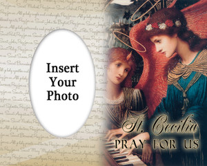 St. Cecilia Photo Frame