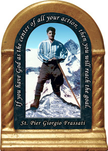 St. Pier Giorgio Prayer Desk Shrine St. Pier Giorgio Prayer Desk Shrine