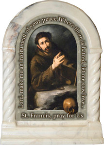 St. Francis of Assisi Prayer Desk Shrine St. Francis of Assisi Prayer Desk Shrine