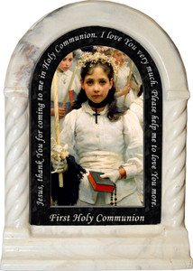 After the First Holy Communion (Detail 1 Girl) Prayer Desk Shrine After the First Holy Communion (Detail 1 Girl) Prayer Desk Shrine