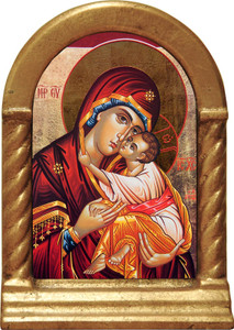 Icon of Mary Desk Shrine
