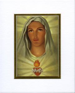 Immaculate Heart: Fine Art Print with Matte