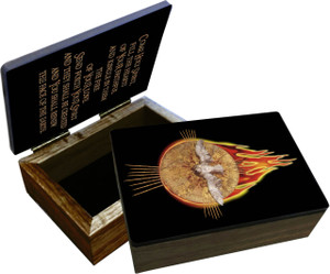 Holy Spirit with Fire Keepsake Box Holy Spirit with Fire Keepsake Box