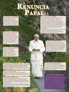 Spanish Papal Resignation Explained Poster Spanish Papal Resignation Explained Poster