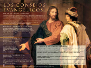 Spanish The Evangelical Counsels Explained Poster Spanish The Evangelical Counsels Explained Poster