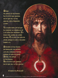 Spanish Prayer of Abandonment Poster Spanish Prayer of Abandonment Poster