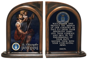 St. Christopher Air Force II Bookends St. Christopher Air Force II Bookends