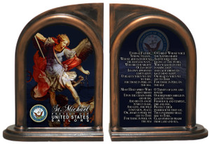 St. Michael Navy II Bookends St. Michael Navy II Bookends