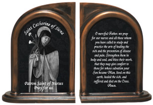 St. Catherine of Siena Nurse's Prayer Bookends St. Catherine of Siena Nurse's Prayer Bookends