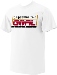 Crossing the Goal White T-Shirt Crossing the Goal White T-Shirt