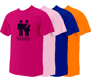 Abortion Leaves a Baby Sized Hole T-Shirt Abortion Leaves a Baby Sized Hole T-Shirt