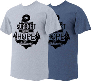 "Our Support is their Hope" T-shirt "Our Support is their Hope" T-shirt