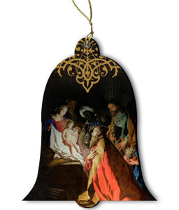 L'adoration des Mages by Matthias Stom Wood Ornament L'adoration des Mages by Matthias Stom Wood Ornament
