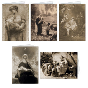 Sepia Images Christmas Card Set (25 Cards) Sepia Images Christmas Card Set (25 Cards)
