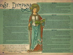 St. Dymphna Explained Poster St. Dymphna Explained Poster