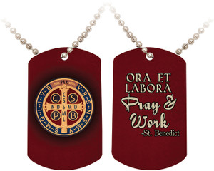 St. Benedict Medal Dog Tag St. Benedict Medal Dog Tag