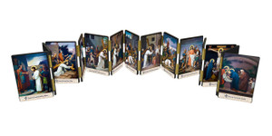 Emmerich Stations of the Cross Hinged Mantle Set Emmerich Stations of the Cross Hinged Mantle Set