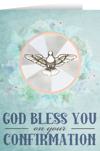 Watercolor Dove Confirmation Greeting Card Watercolor Dove Confirmation Greeting Card