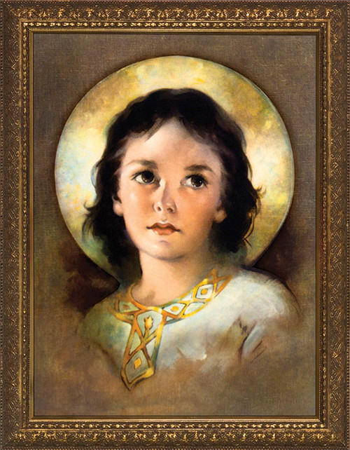 The Christ Child - Gold Framed Art