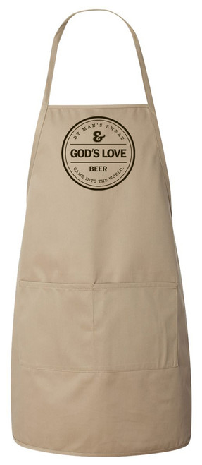 Creation of Beer Apron (Natural)