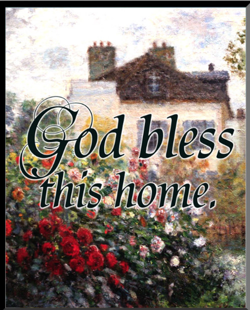 God Bless This Home Wall Plaque Catholic To The Max Online