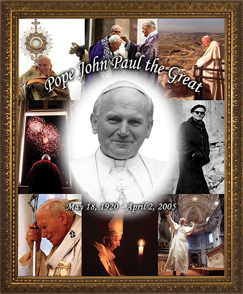 Pope John Paul the Great Poster Catholic to the Max Online Catholic