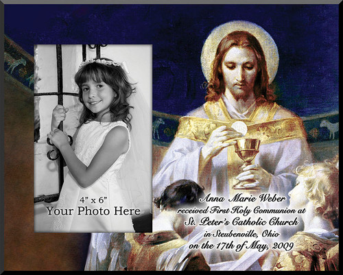 Christ, Bread of Angels Personalized Photo Plaque