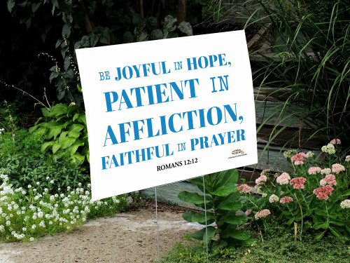 Be Joyful In Hope Yard Sign Catholic To The Max Online