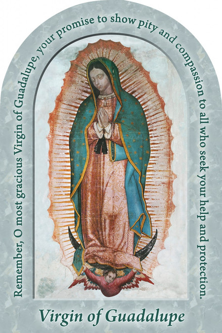 Our Lady of Guadalupe Prayer Arched Magnet