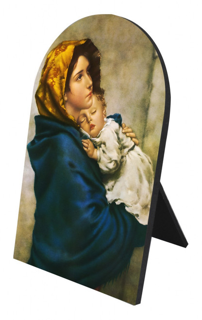 Madonna of the Streets Arched Desk Plaque