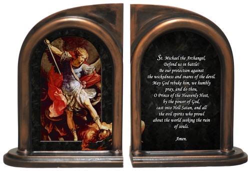 St. Michael the Archangel Bookends
