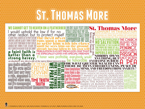 Saint Thomas More Quote Mug