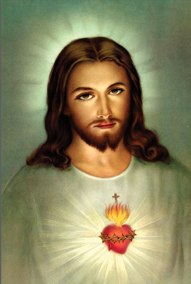 Traditional Sacred Heart of Jesus Print in Assorted Frames ...