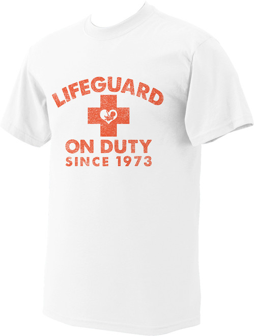 Lifeguard on Duty since 1973 2nds Quality T-shirt